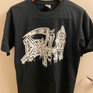 Death Metal Band Logo T-Shirt Black US Sz M
